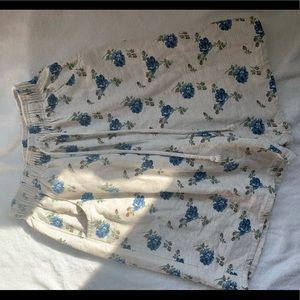 long printed flower shorts✨